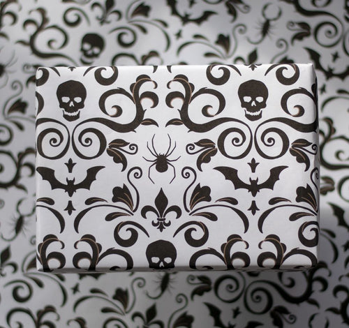 Gothic Damask Gift Wrap