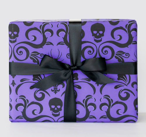 Gothic Damask Gift Wrap