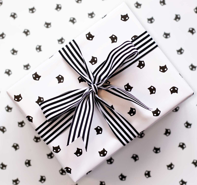 Gift Wrap Wrapped In A Black And Silver Bow | JPG Free Download - Pikbest