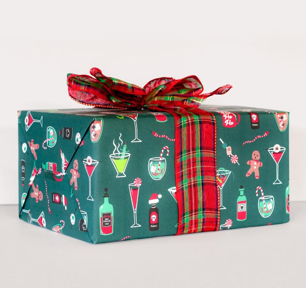 Creepy Cocktails Wrapping Paper – Spooky Cat Press