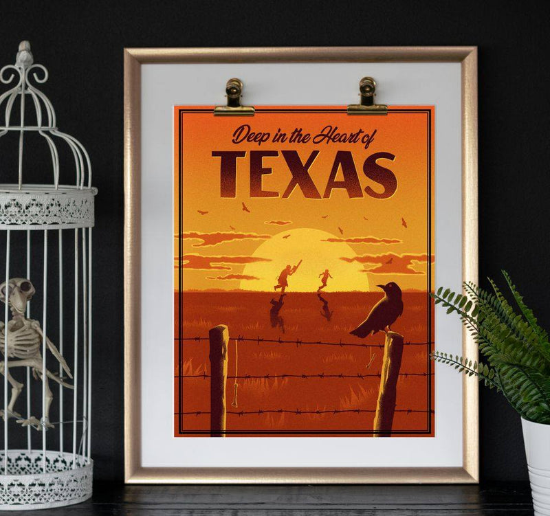 Texas - Art Print or Canvas in 2023  Art prints, 8x10 art prints, Texas art