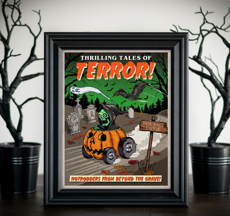 Thrilling Terror Comic Art Print (8x10)
