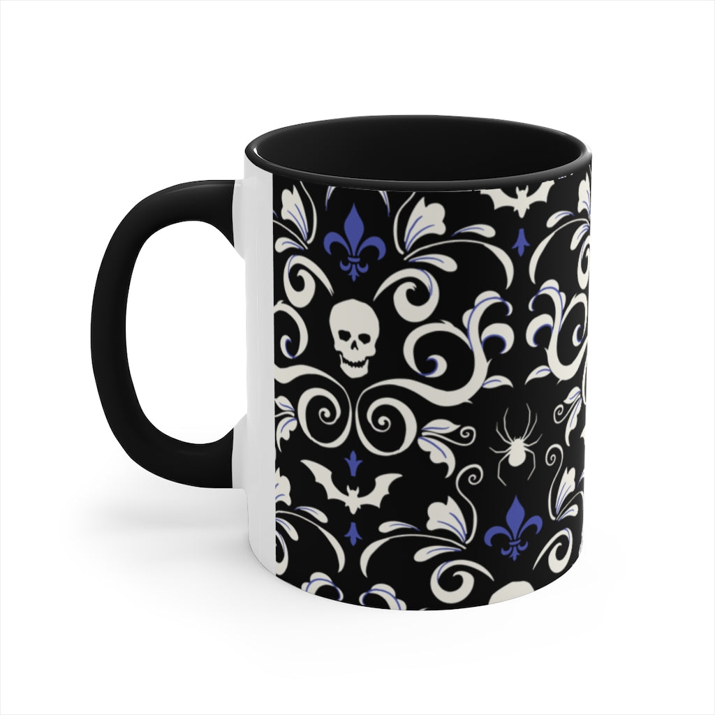 Vintage Black Gothic Skull Damask Coffee Mug 11oz Funny Ceramic Cups Office  Tea Cocoa Cup Home Kitchen Decor Unique Gift - AliExpress