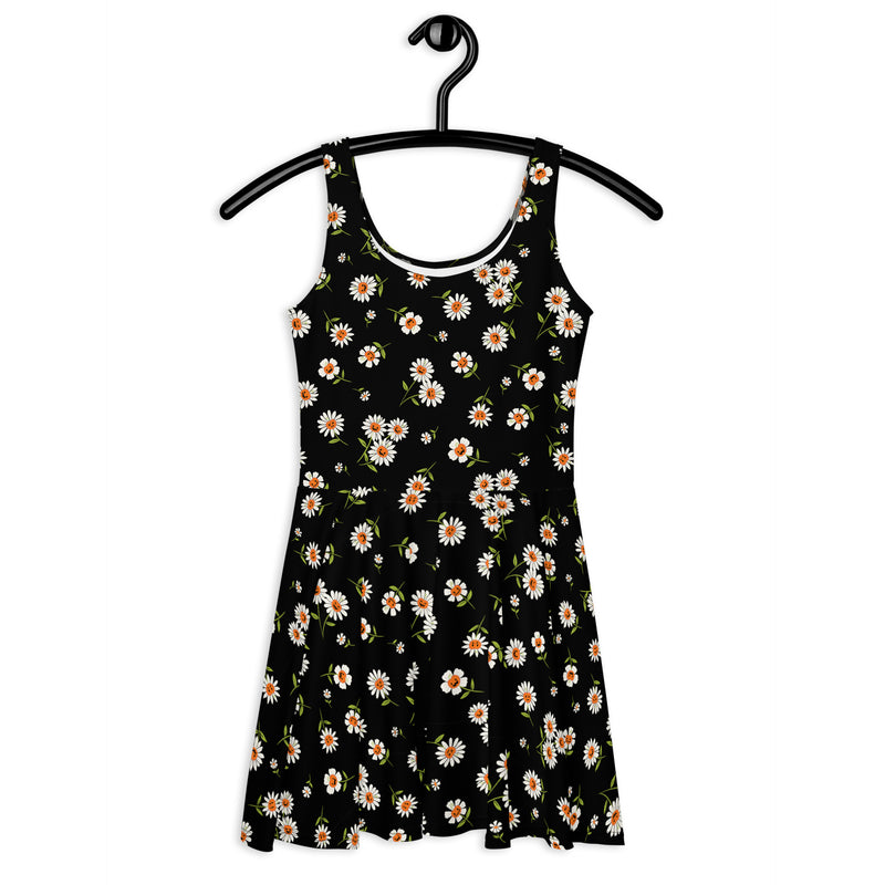 daisy print skater dress Pumpkin Daisy Skater Dress XS