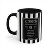 Horoscope Cancer Zodiac Gothic Stripe Mug