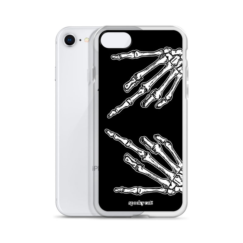 F-U Skeleton iPhone Case (Black) – Spooky Cat Press
